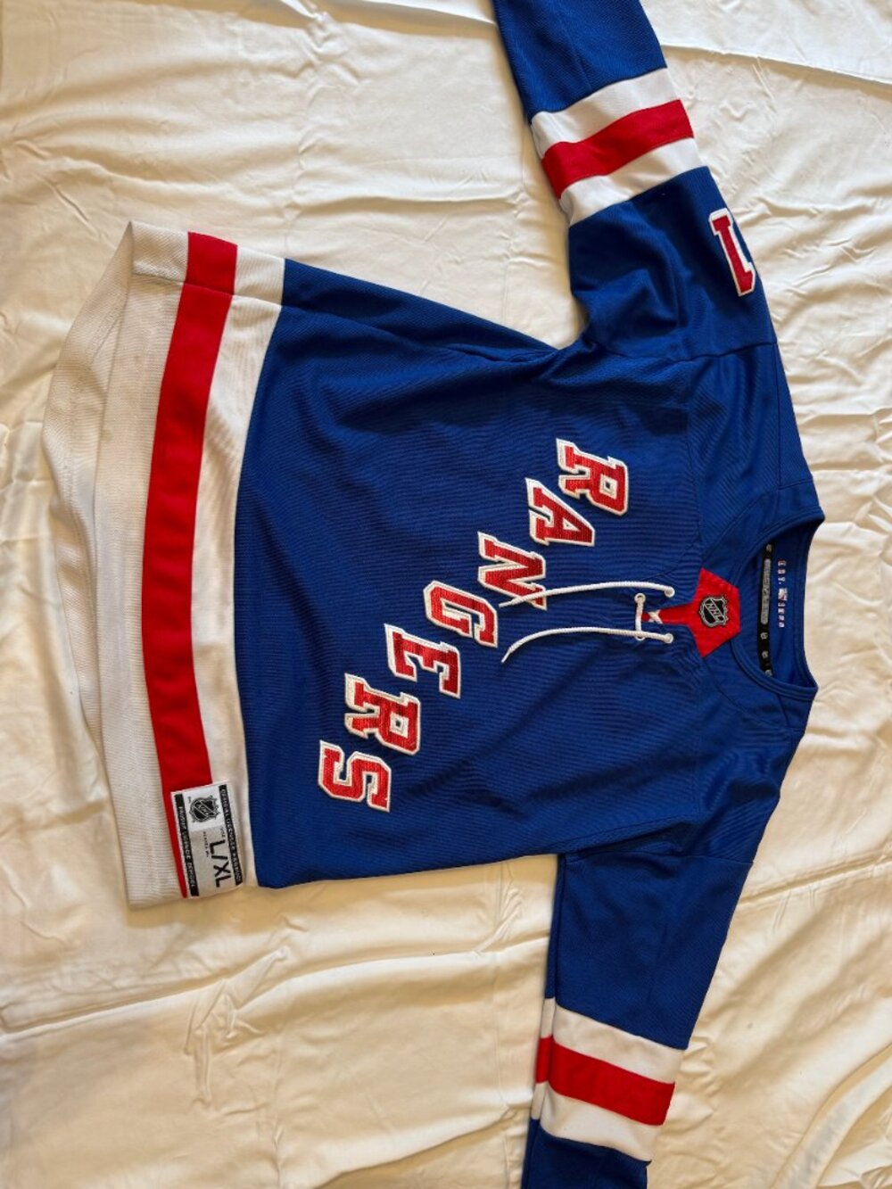 New York Rangers Igor Shesterkin Number 31 Jersey Kids L/XL